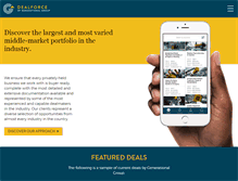 Tablet Screenshot of dealforce.com